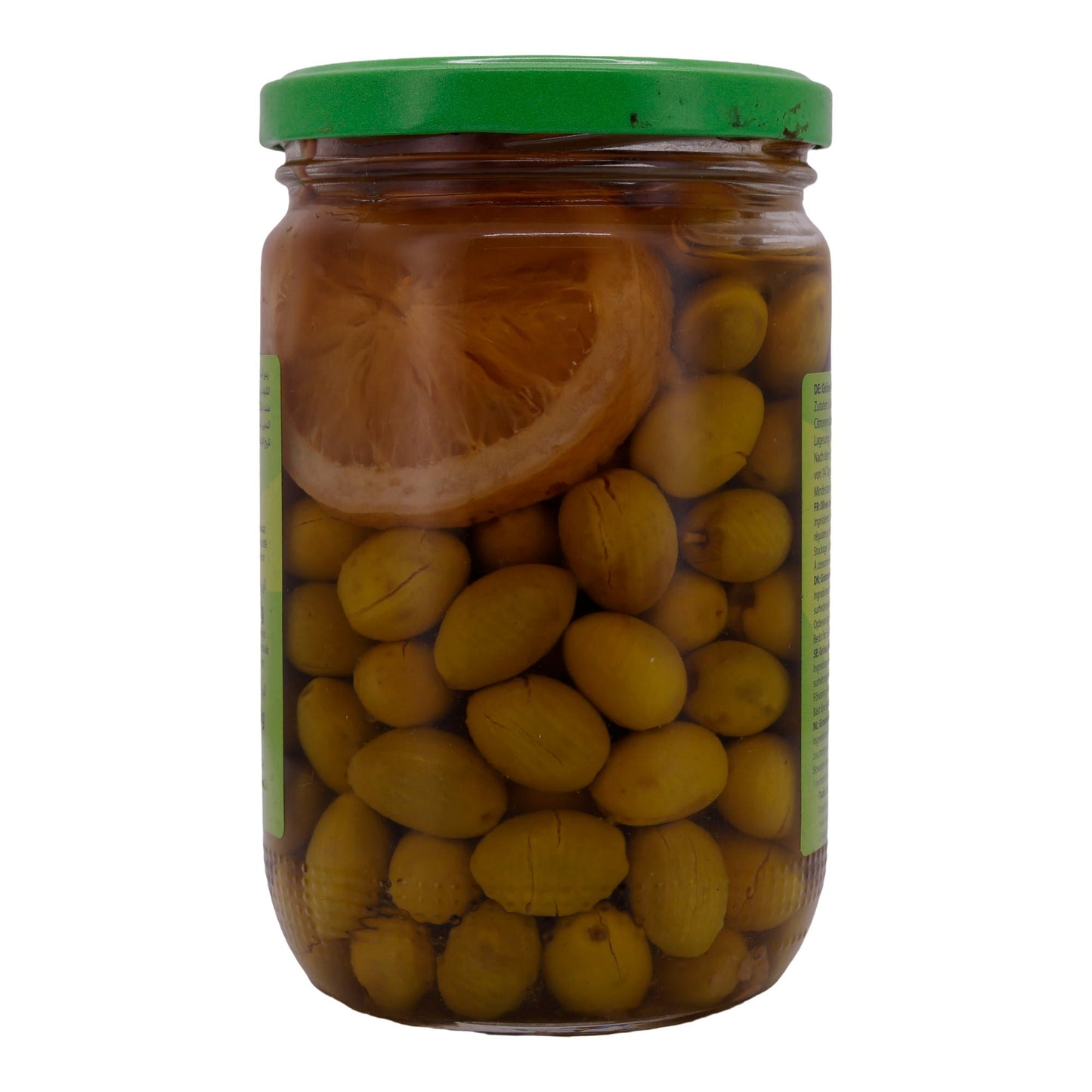 Olive verdi Boustan | Con nocciolo | In salamoia, qualità superiore | 600 g