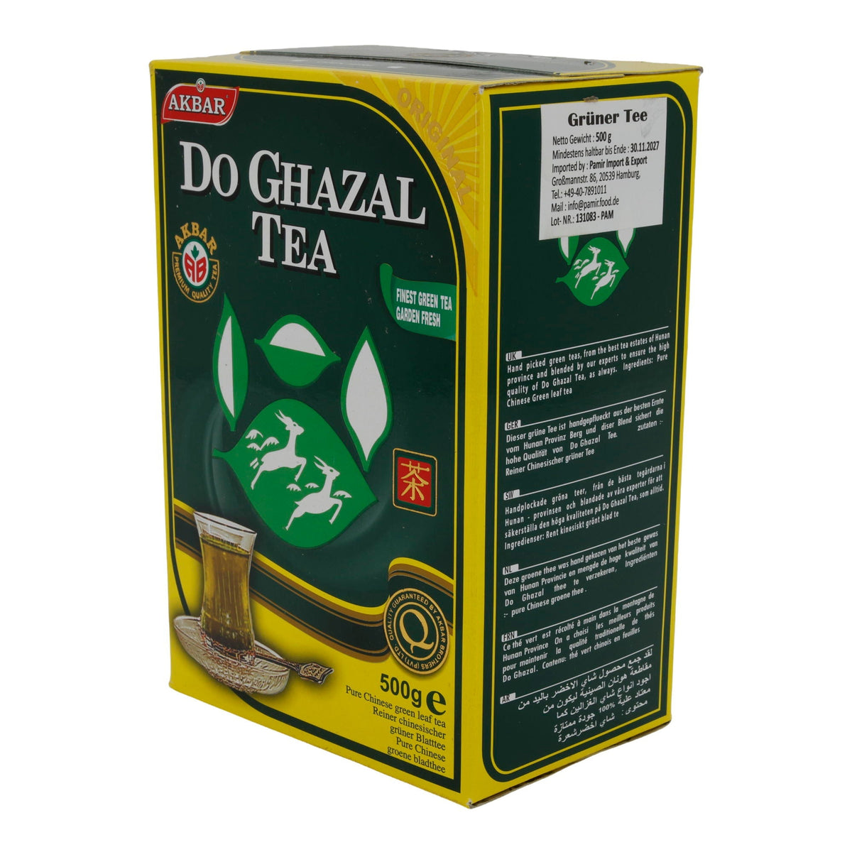 Grüner Tee Do Ghazal | Handgepflückt | chinesischer Grüntee | 500 g DO GHAZAL
