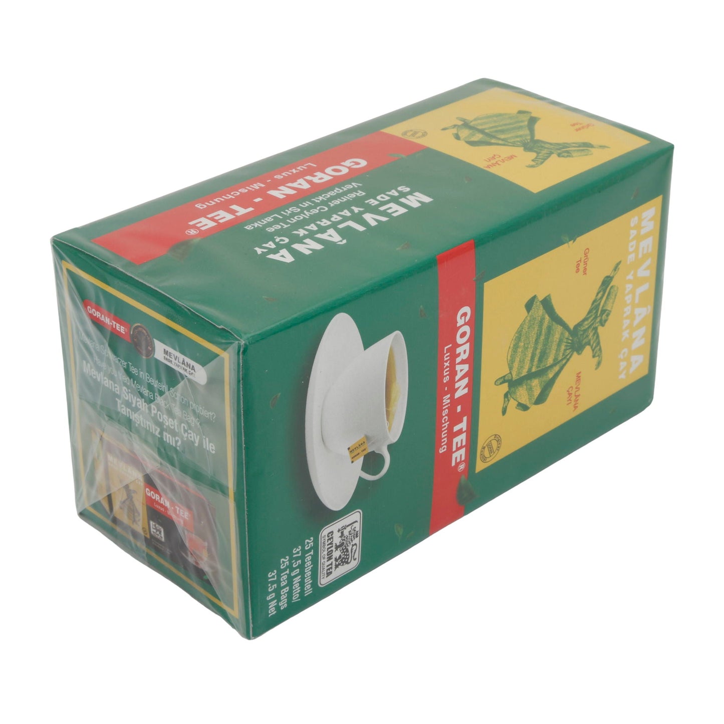 Tè verde Goran-Tee | Tè | Mevlana Tè verde, miscela di lusso, 25 bustine di tè