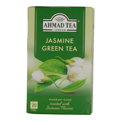 Grüntee Ahmad Tea | Jasmine Green Tea | Grüner Tee mit Jasminblüten | 20 Teebeutel