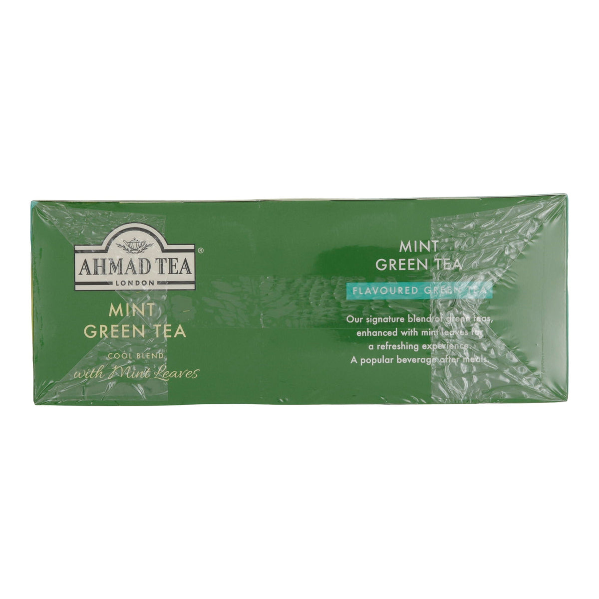Grüntee Ahmad Tea | Mint Green Tea | Mit Minzblättern | 100 Teebeutel | Frisch & Aromatisch