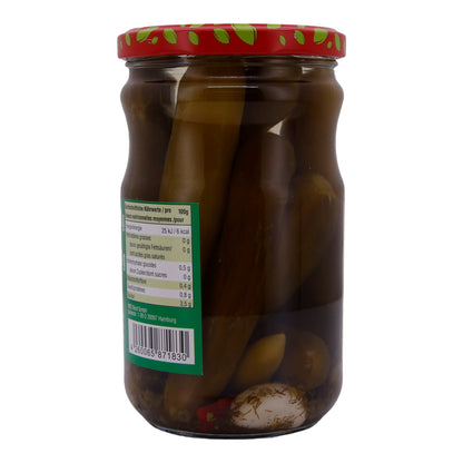 Gurken Selin | Cornichons en bâtonnets | Pour salades et accompagnements | 620g