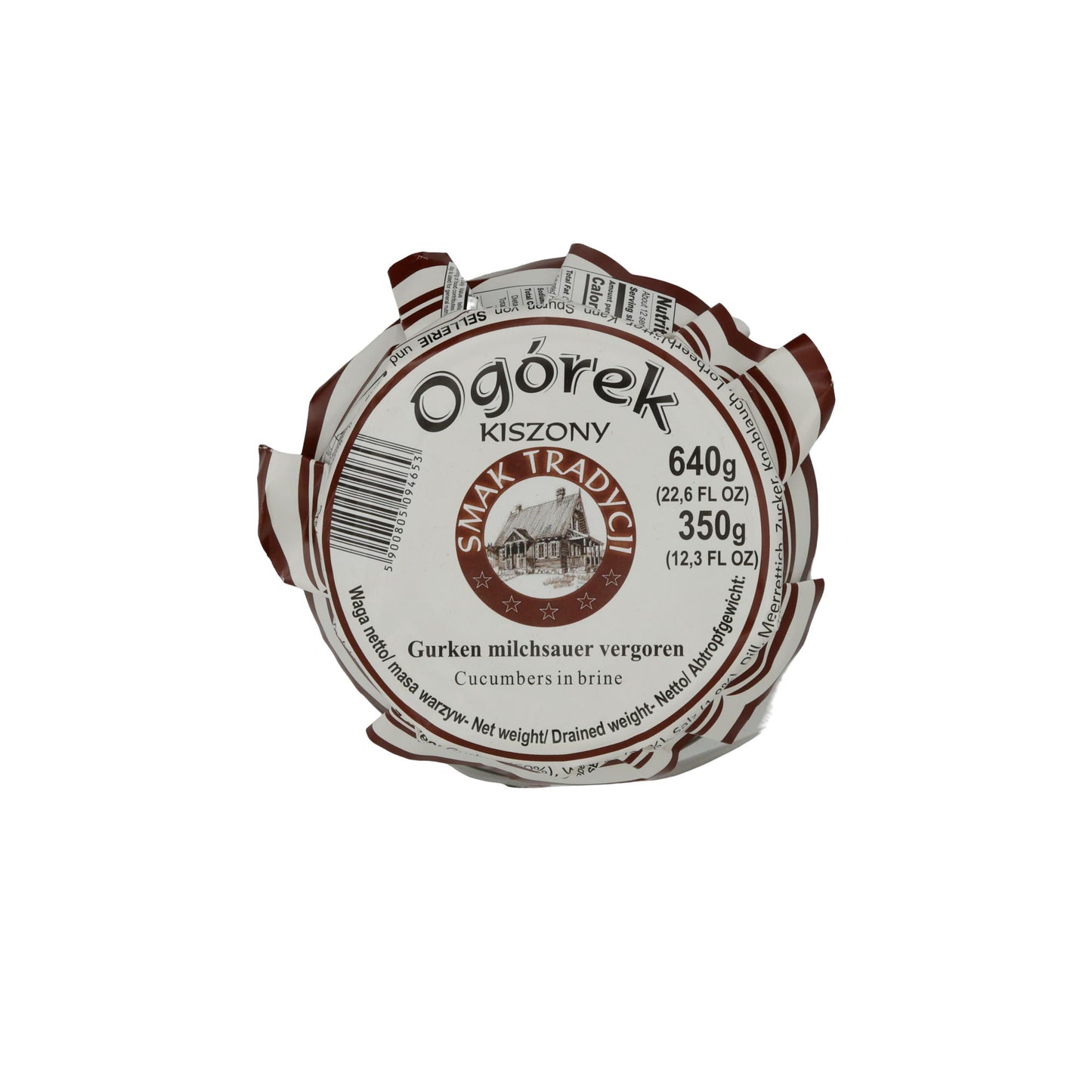 Gurken Smak Tradycji | In pekel | Kiszony (melkzuur gefermenteerd) | 640g