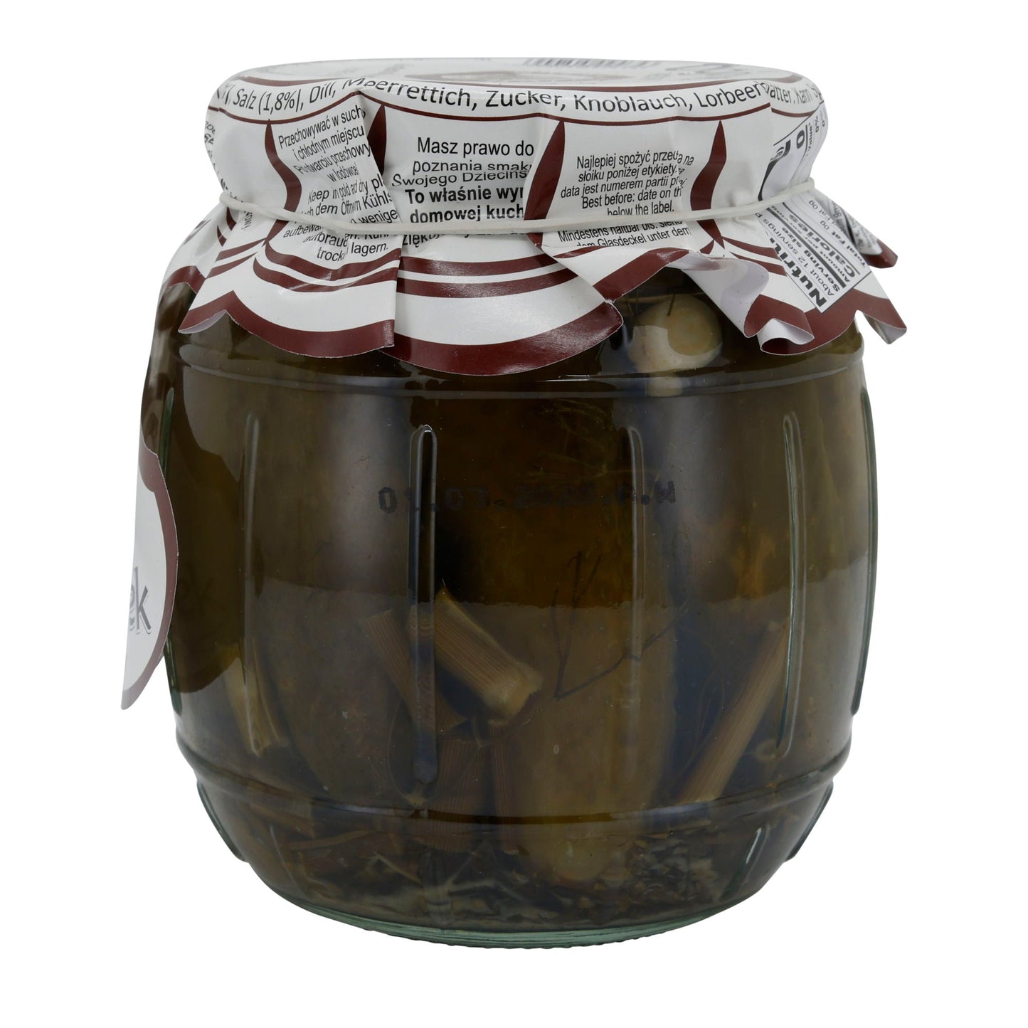 Gurken Smak Tradycji | In pekel | Kiszony (melkzuur gefermenteerd) | 640g