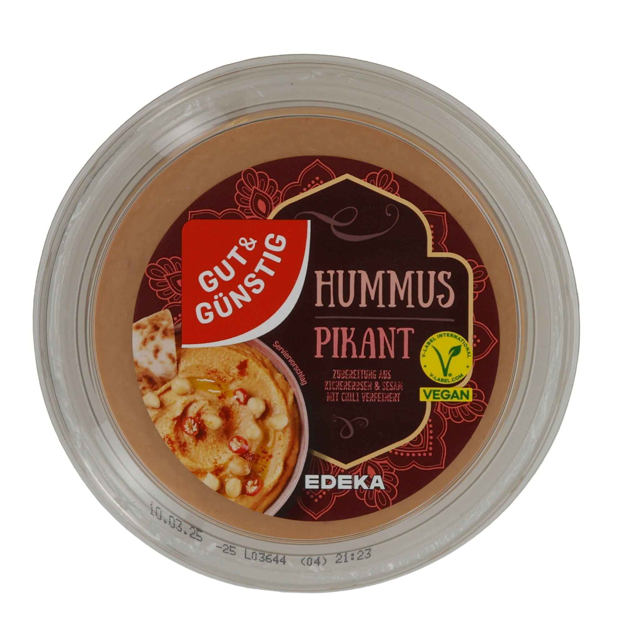 GUT GUENSTIG HUMMUS PIKANT 200G
