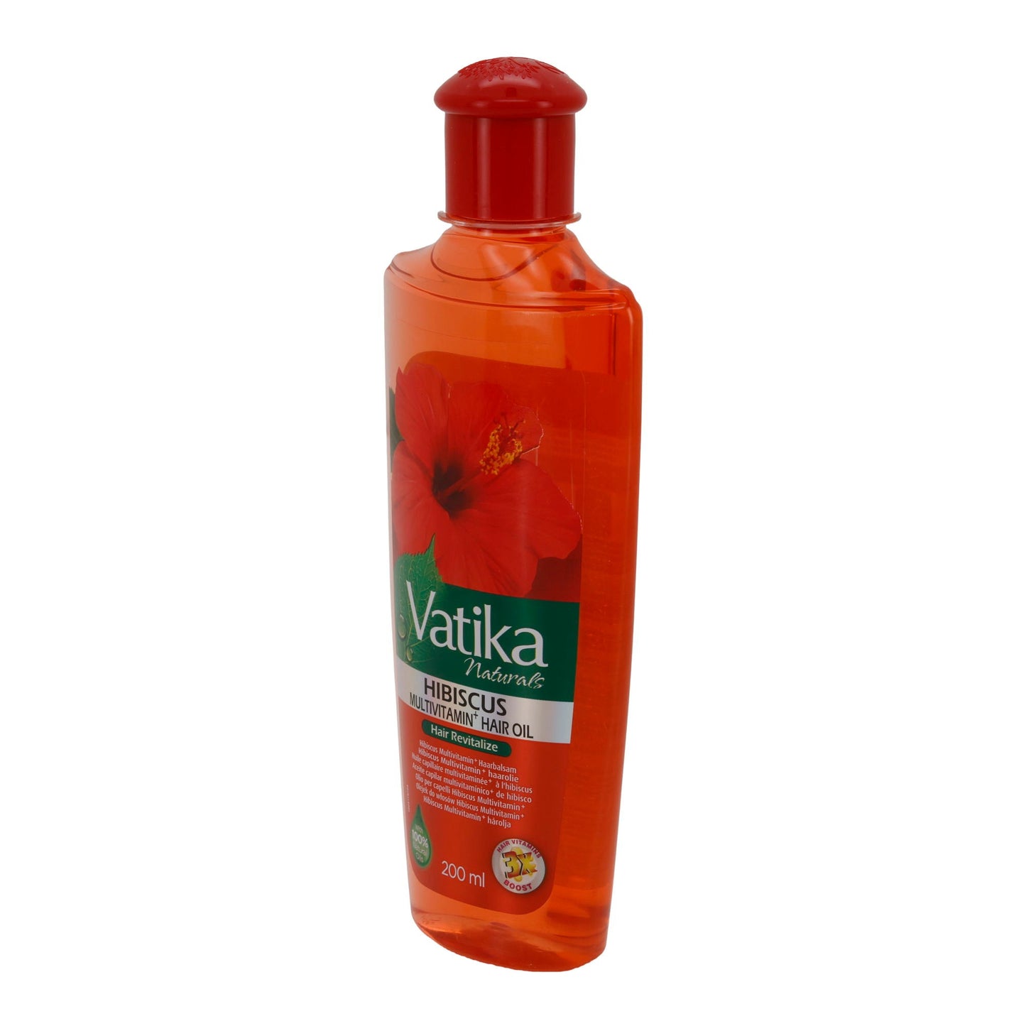 Olio per capelli Vatika Hibiscus | Olio multivitaminico per capelli | Idratazione intensiva | 200 ml