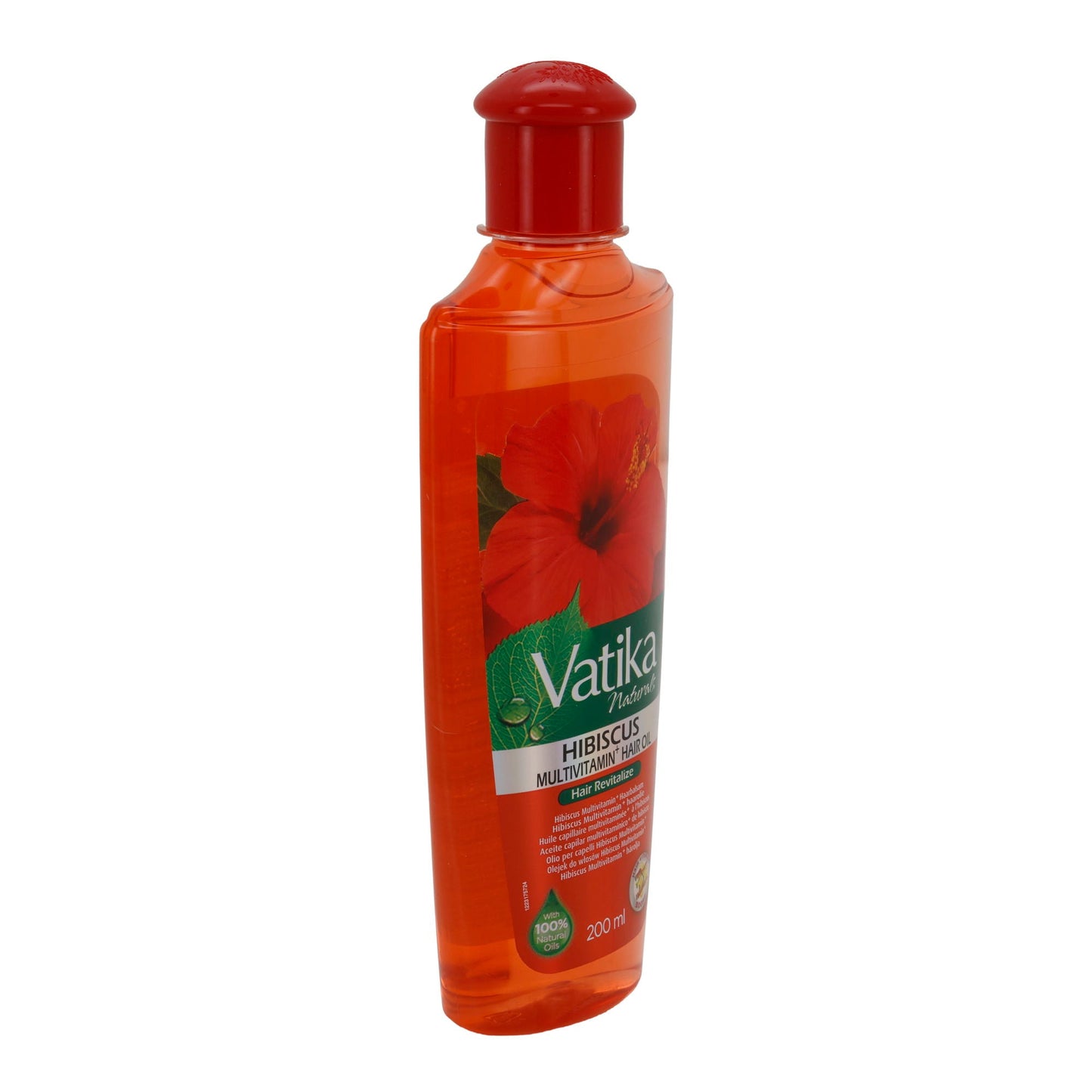 Olio per capelli Vatika Hibiscus | Olio multivitaminico per capelli | Idratazione intensiva | 200 ml