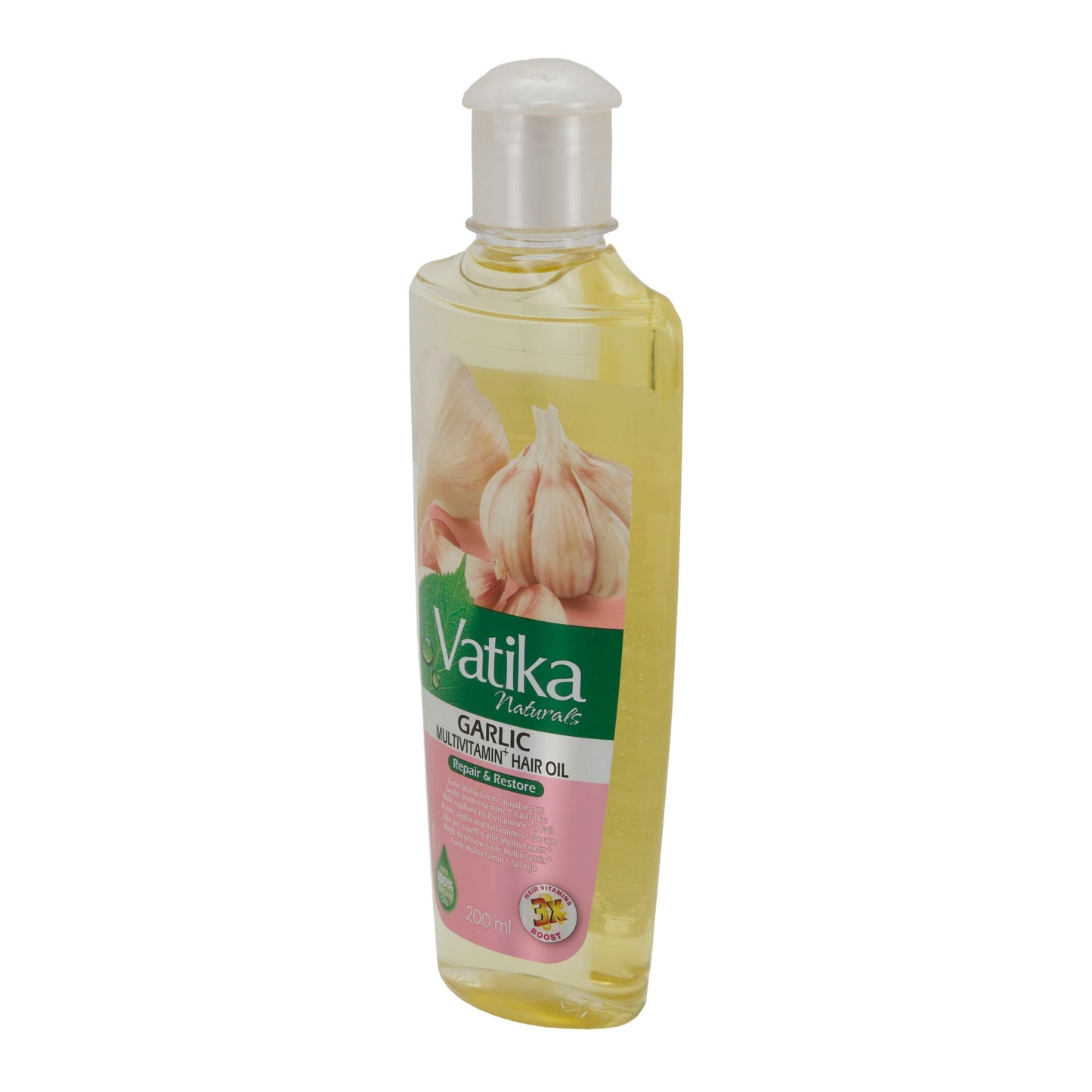 Olio per capelli Vatika Naturals | Olio per capelli all'aglio | Olio per capelli | 200 ml