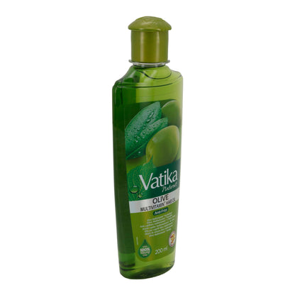 Olio per la cura dei capelli Vatika Naturals | Olio per capelli all'olio di oliva | Olio per capelli | 200 ml