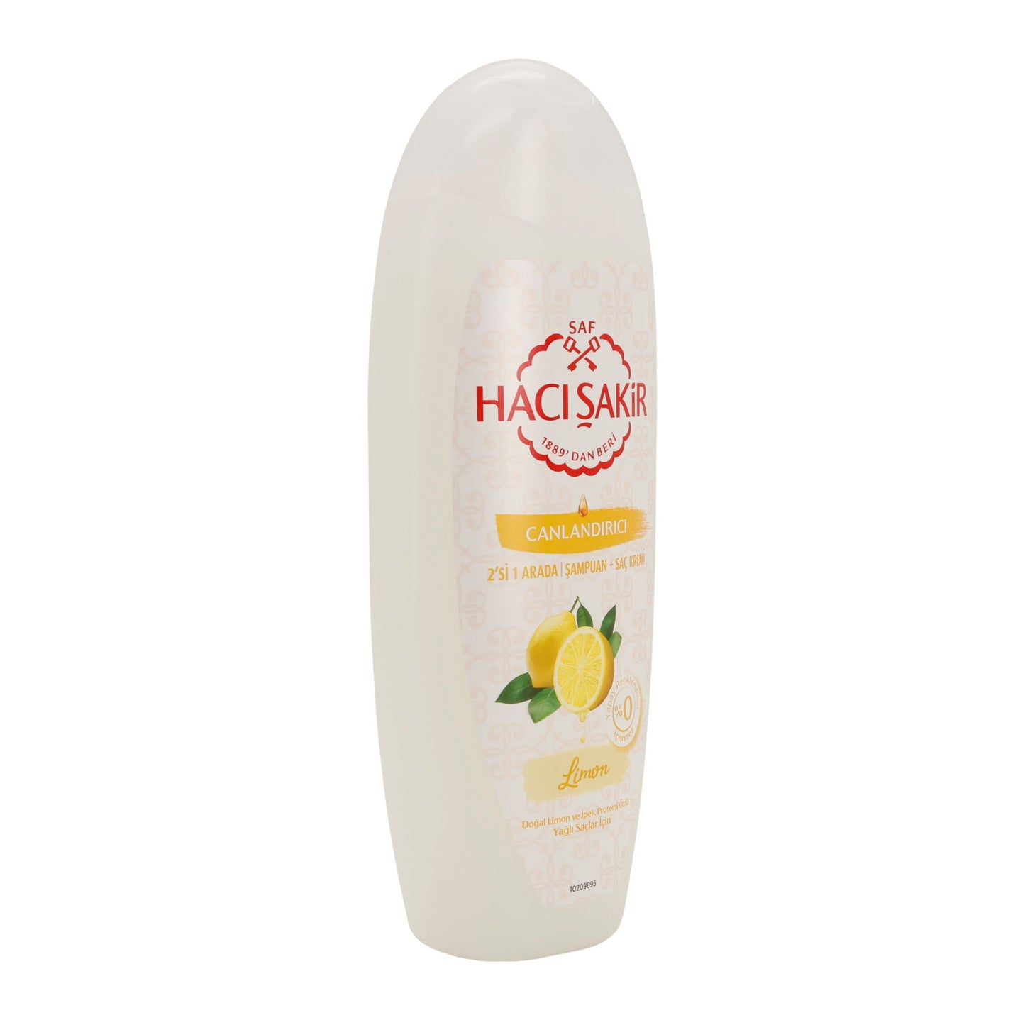 Haci Şakir Shampoo & Spülung 2in1 | Zitrone | Für fettiges Haar | 500 ml