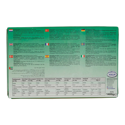 Hähnchenbratrollen Anur | Kipfrikandellen | Tiefgefroren | 1400 g (20 Stück) ANUR