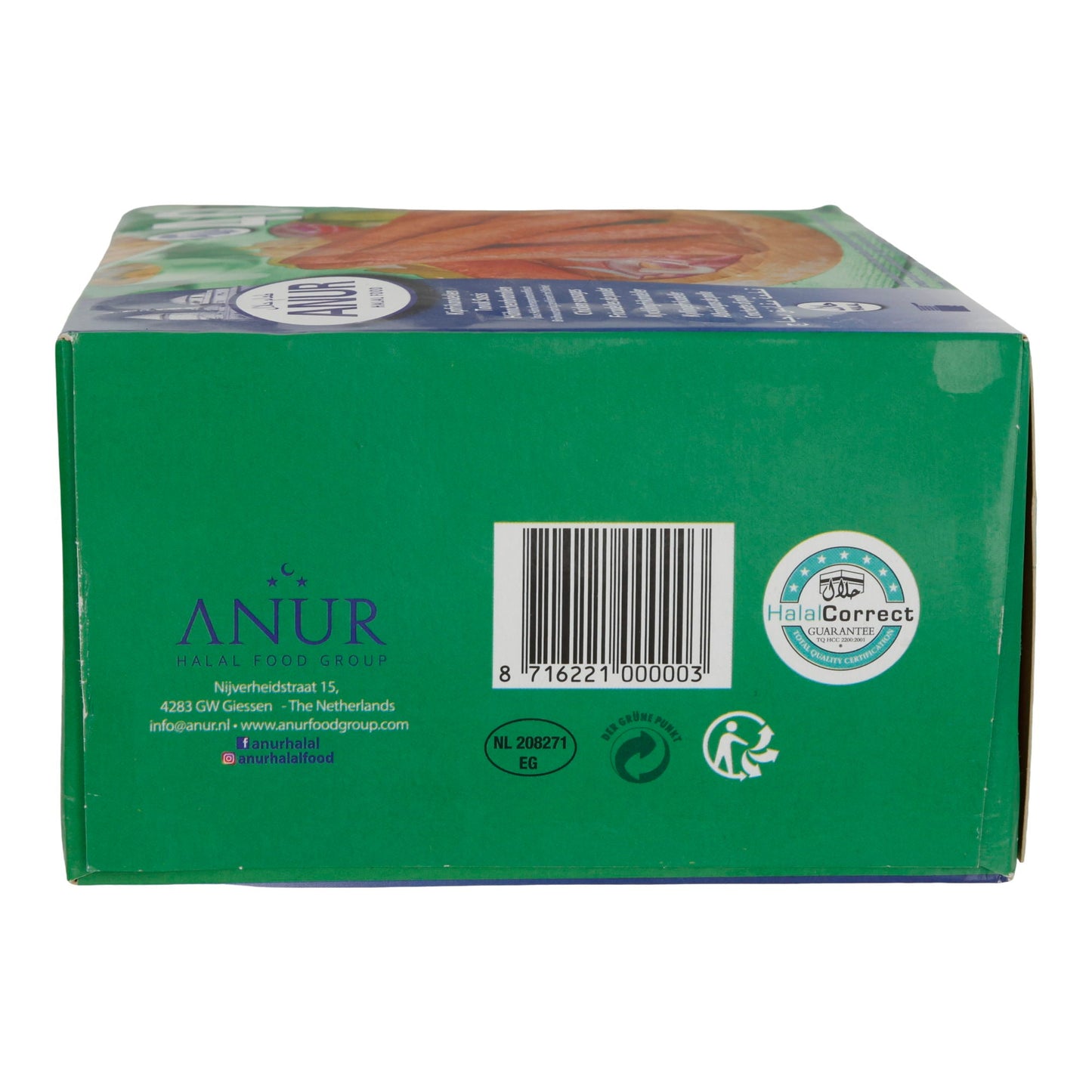 Hähnchenbratrollen Anur | Kipfrikandellen | Tiefgefroren | 2800 g (40 Stück)