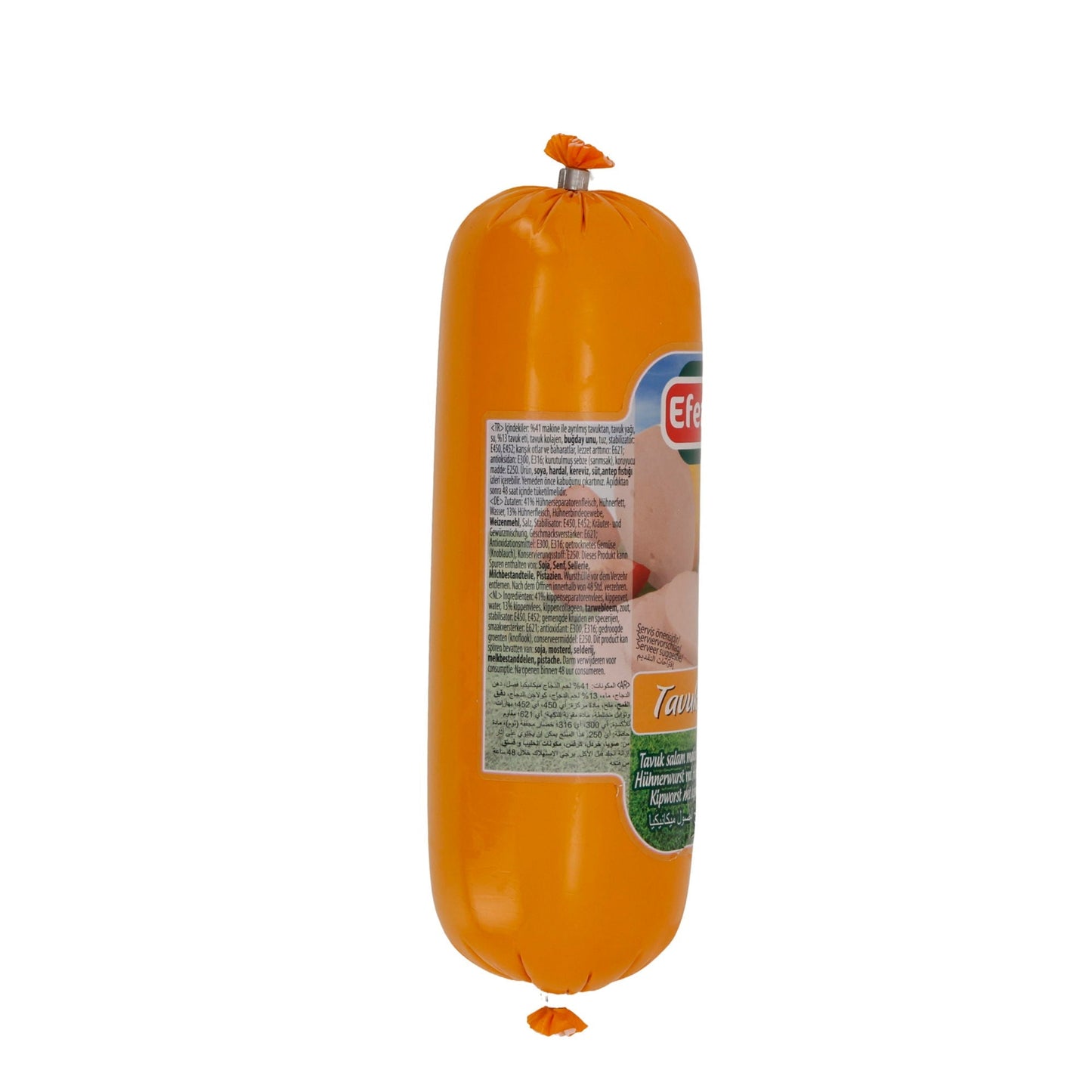 Hähnchensalami Efezade Tavuk Salam | Salam | Halal, mild gewürzt | 400 g Rolle EFEZADE