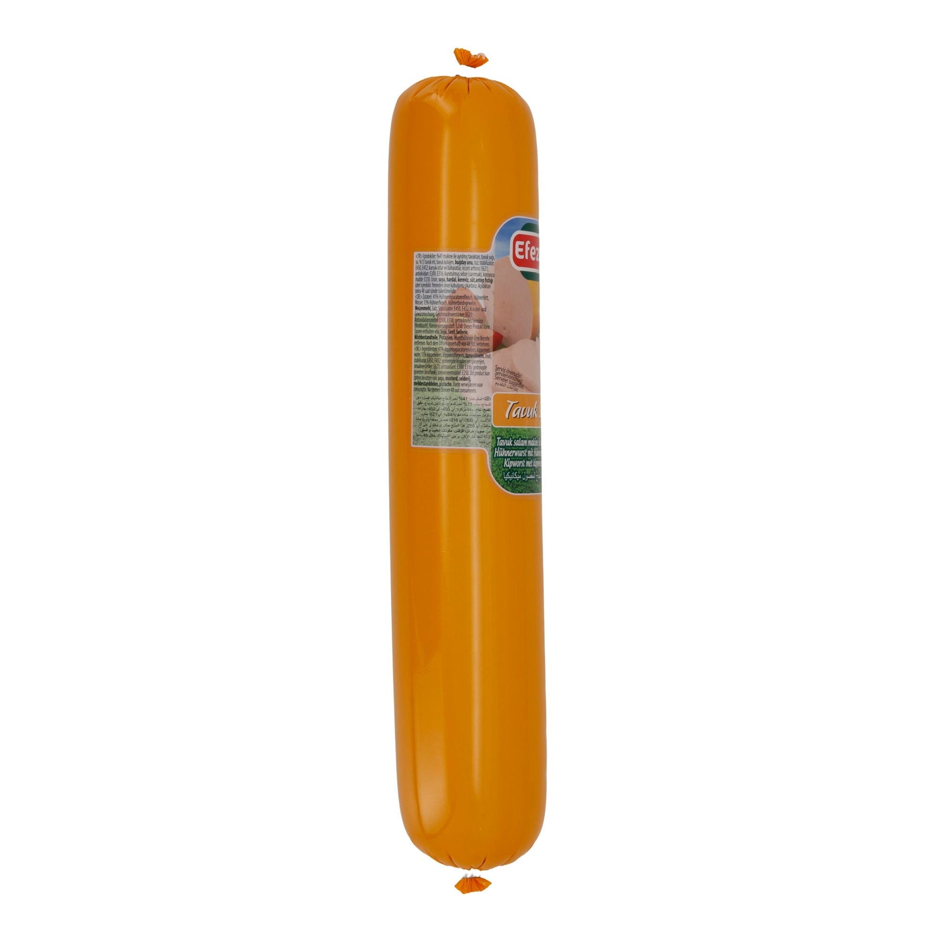 Hähnchensalami Efezade Tavuk Salam | Salam | Halal, mild gewürzt | 800 g Rolle EFEZADE