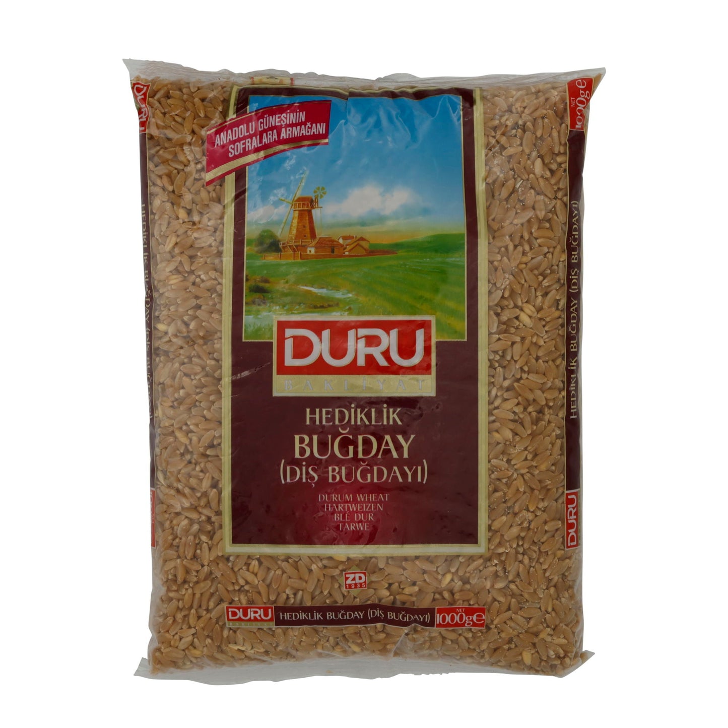 Hartweizen Duru | Blé dur Hediklik | De haute qualité, pour la cuisine | 1000 g