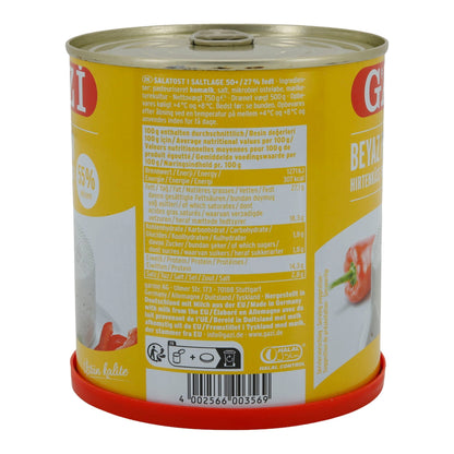 Hirtenkäse Gazi Beyaz Peynir | Käse | Traditioneller Hirtenkäse mit 55 % Fett i. Tr. in Salzlake | 750 g