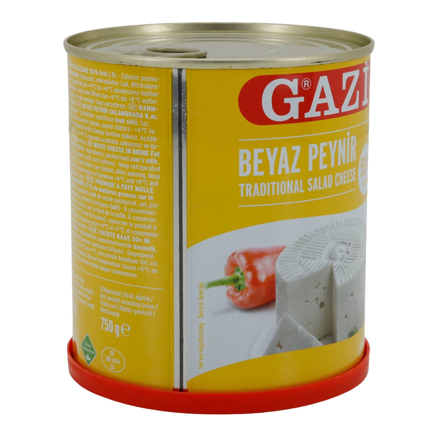 Hirtenkäse Gazi Beyaz Peynir | Käse | Traditioneller Hirtenkäse mit 55 % Fett i. Tr. in Salzlake | 750 g
