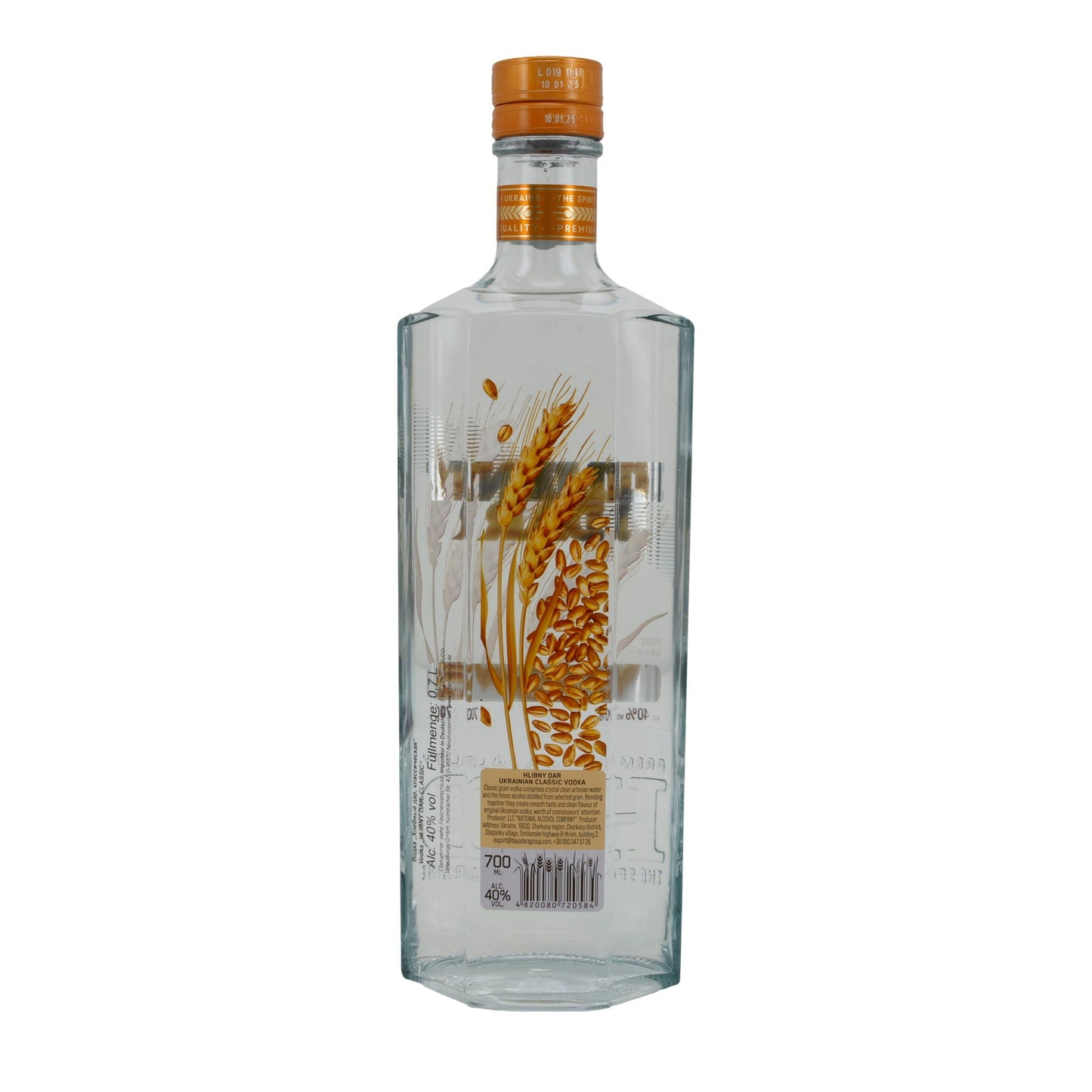 Hlibny Dar | Ukrainischer Wodka | Classic | 40 % vol | 700 ml - Taste Your World