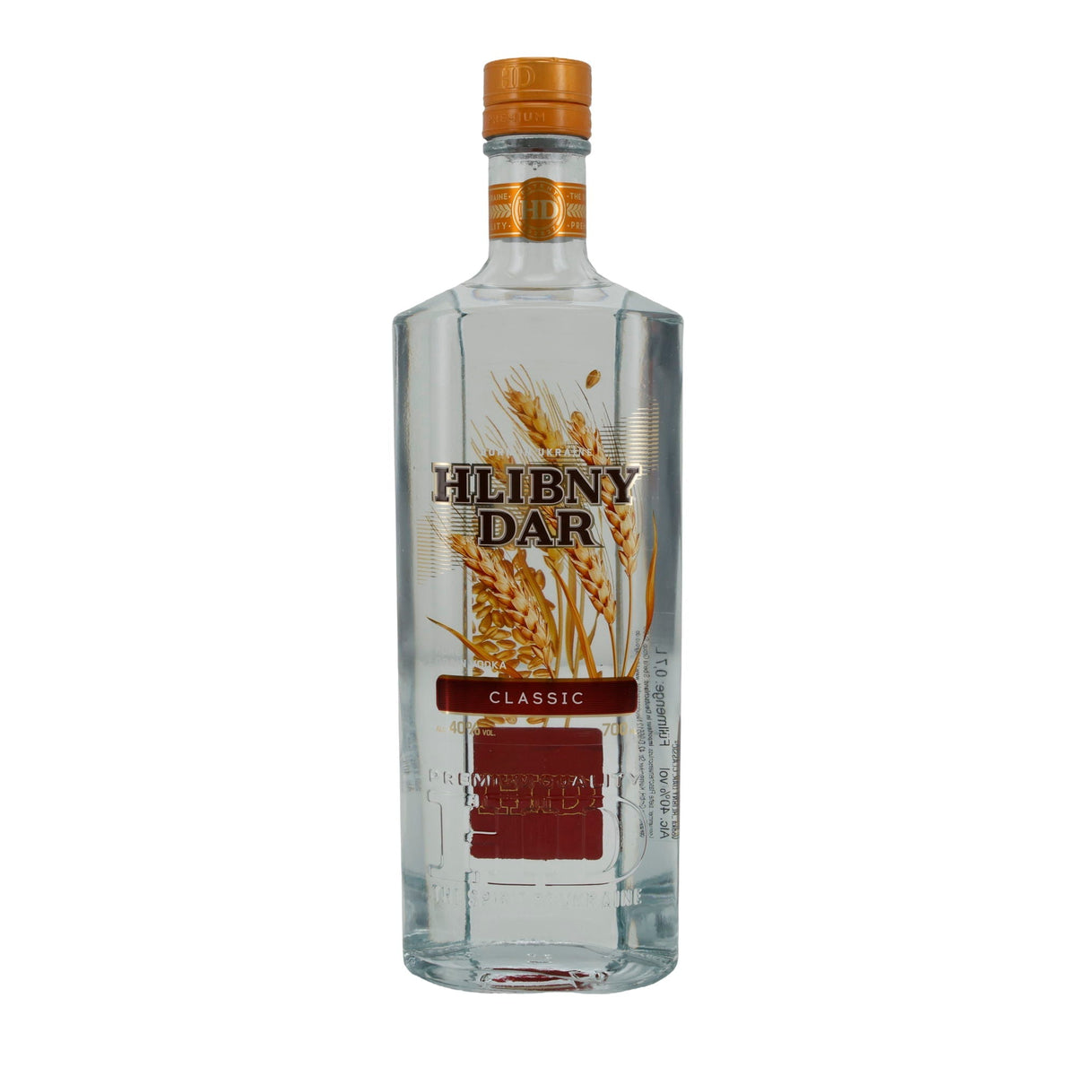 Hlibny Dar | Ukrainischer Wodka | Classic | 40 % vol | 700 ml