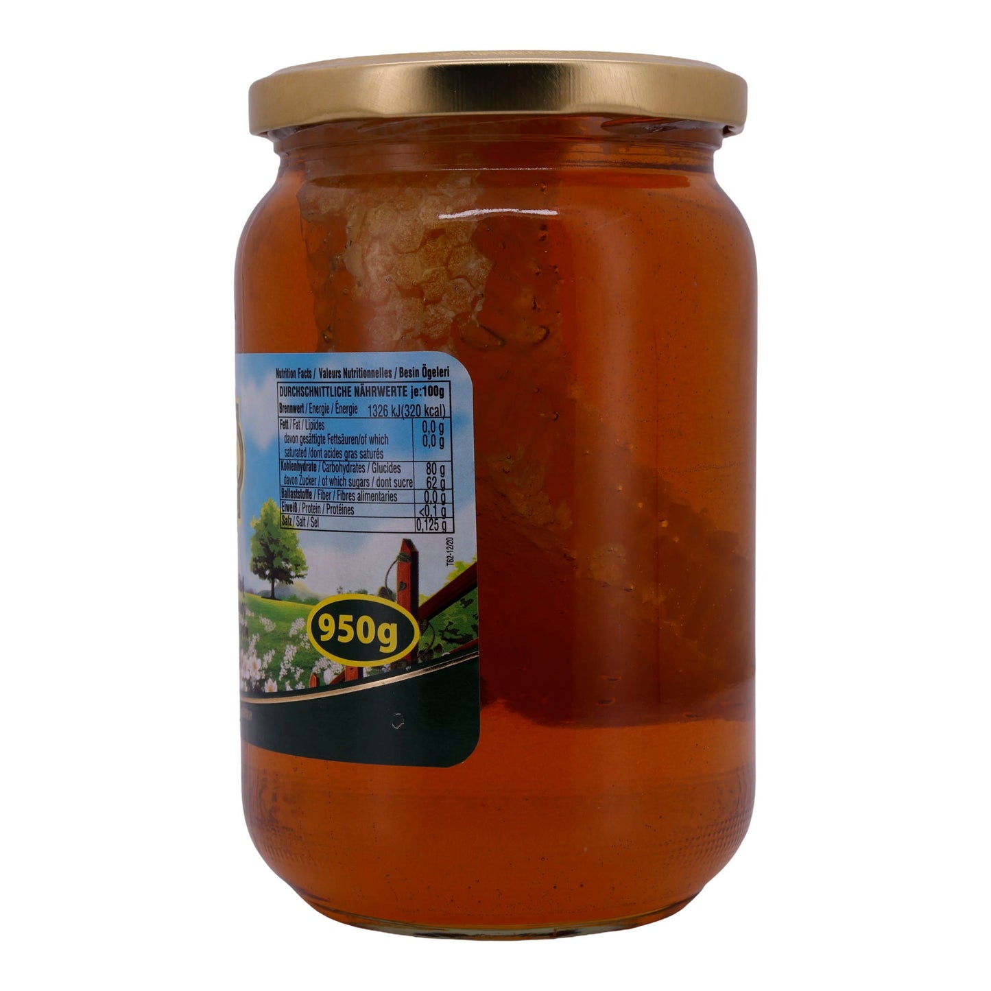 Sciroppo Honig ASBAL | Sciroppo | Con pezzi di favo | 950 g