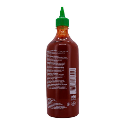 Hot Chilli Sauce Sriracha | Saus | De wereldberoemde pittige saus met authentieke Aziatische smaak | 730 ml