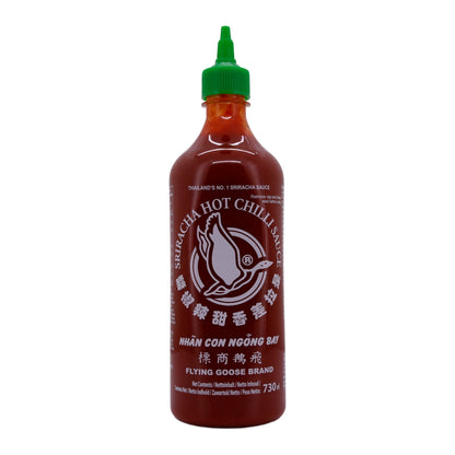 Hot Chilli Sauce Sriracha | Saus | De wereldberoemde pittige saus met authentieke Aziatische smaak | 730 ml