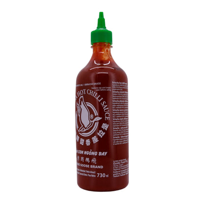 Hot Chilli Sauce Sriracha | Saus | De wereldberoemde pittige saus met authentieke Aziatische smaak | 730 ml