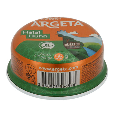 Paté di pollo Argeta Halal | Crema spalmabile | 29% carne di pollo, certificato halal | 95 g