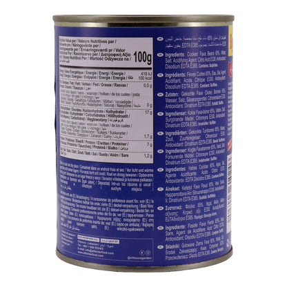 Chtoura Garden – Cooked Fava Beans (Foul Medammas), 600g, suitable for vegetarians 