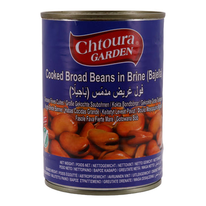 Peulvruchten Chtoura Garden | Grote Gekookte Witte Bonen in Pekel (Bajella) | Oosterse Specialiteit | 400 g