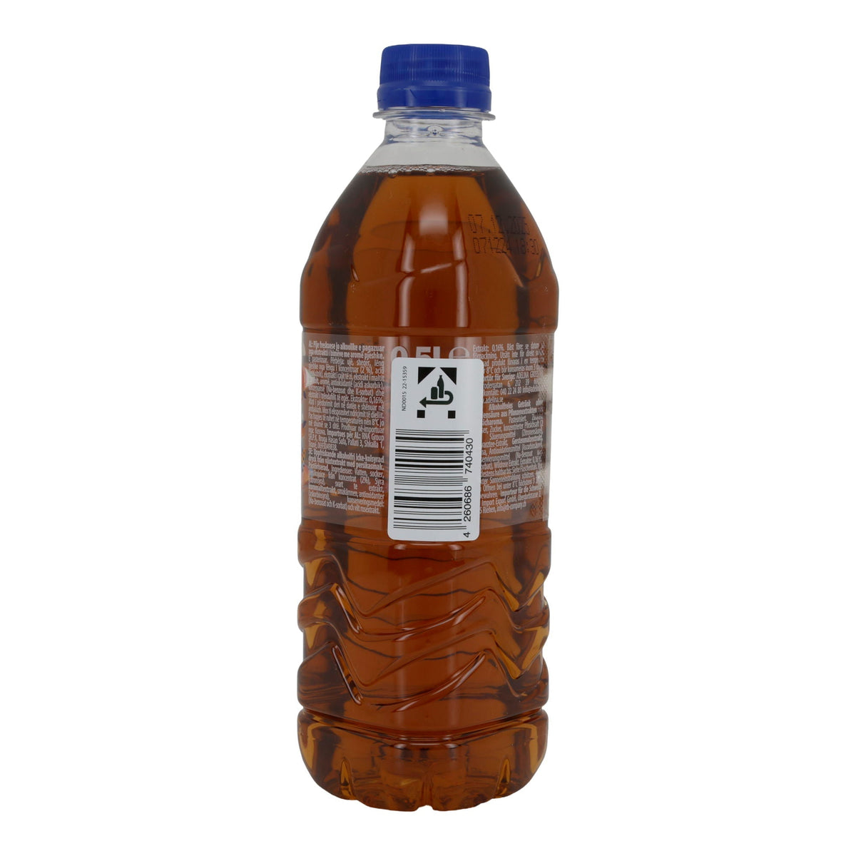 Ice Tea Sola | Pfirsich Eistee | Erfrischungsgetränk mit Schwarztee-Extrakt | 500 ml