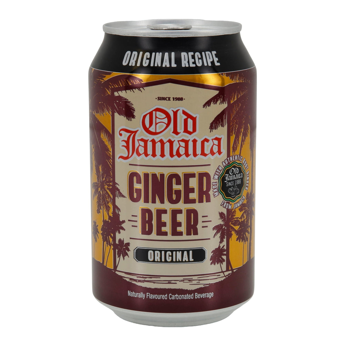 Ingwerbier Old Jamaica | Ginger Beer | erfrischend mit natürlichem Geschmack | 330 ml Dose OLD JAMAICA