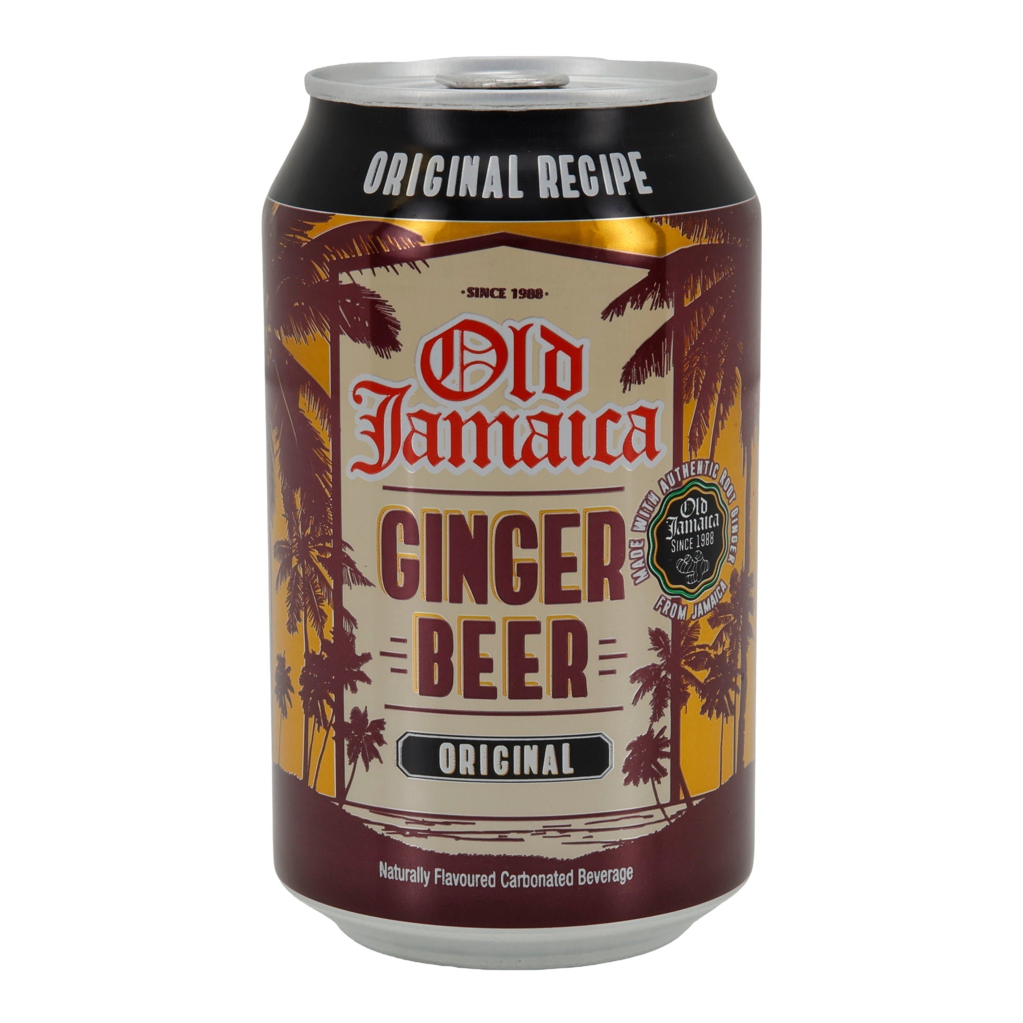 Ingwerbier Old Jamaica | Ginger Beer | erfrischend mit natürlichem Geschmack | 330 ml Dose OLD JAMAICA