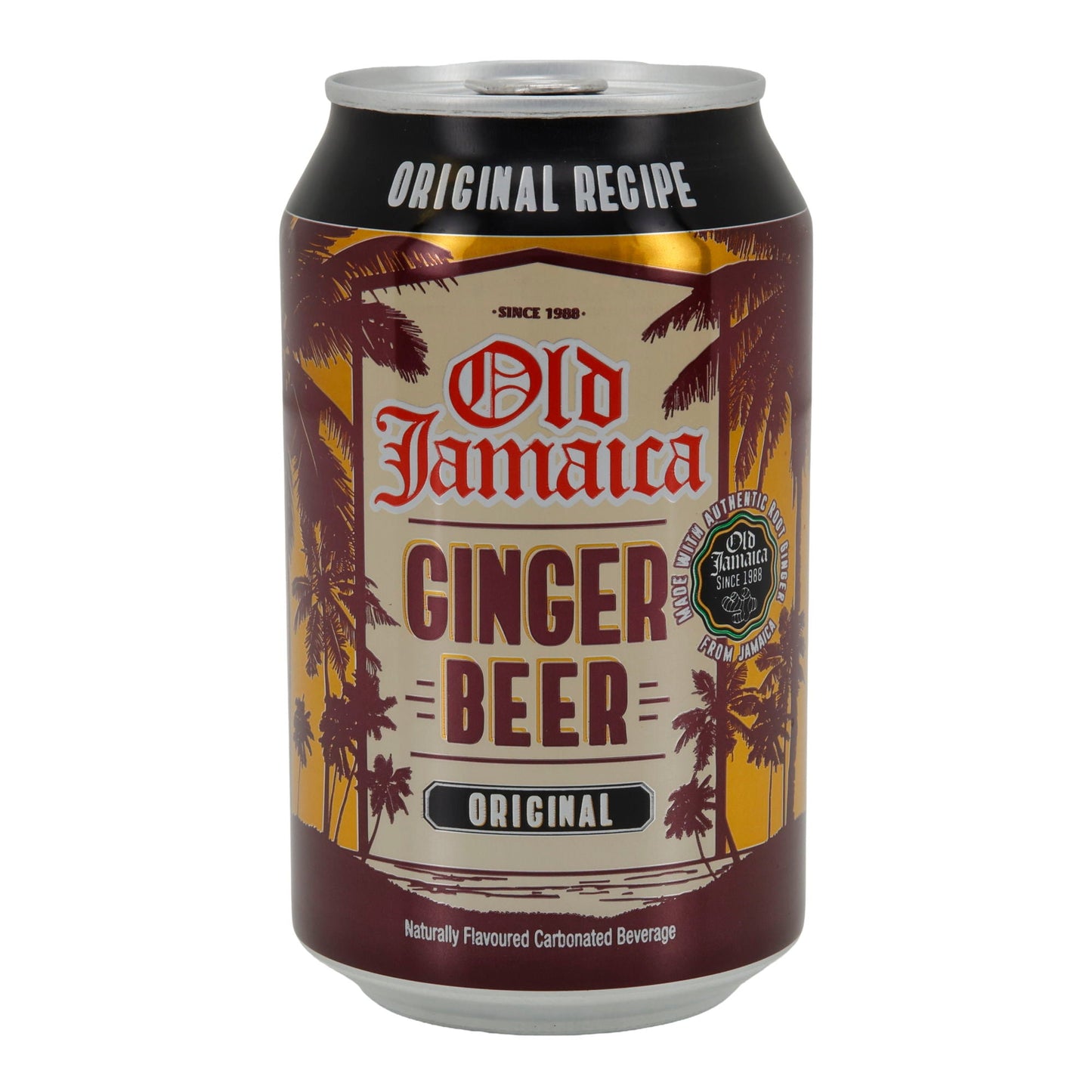 Ingwerbier Old Jamaica | Ginger Beer | erfrischend mit natürlichem Geschmack | 330 ml Dose