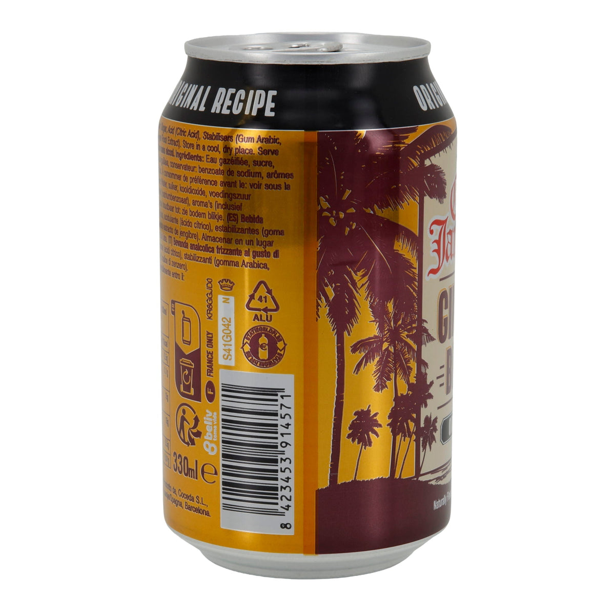 Ingwerbier Old Jamaica | Ginger Beer | erfrischend mit natürlichem Geschmack | 330 ml Dose OLD JAMAICA
