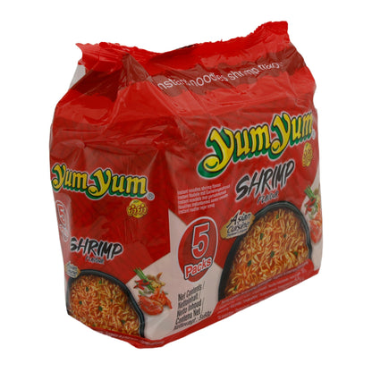 Instant Noodles Shrimp Flavour Yum Yum | Nudeln | Garnelengeschmack | 5 × 60 g YUMYUM