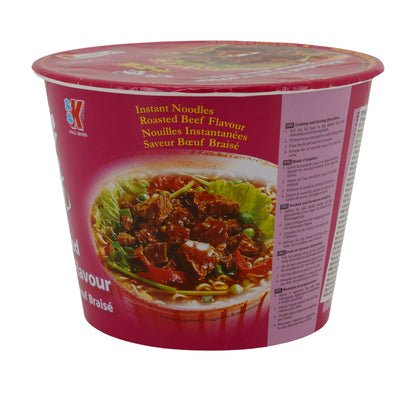 Instant-Nudeln Kailo Brand | Beef Flavour | Mit Roasted-Beef-Geschmack im Becher | 120 g