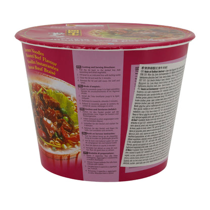 Instant-Nudeln Kailo Brand | Beef Flavour | Mit Roasted-Beef-Geschmack im Becher | 120 g