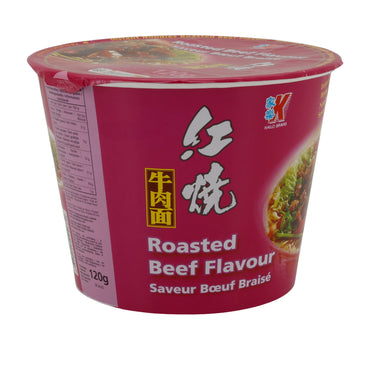 Instant - Nudeln Kailo Brand | Beef Flavour | Mit Roasted - Beef - Geschmack im Becher | 120 g - Taste Your World