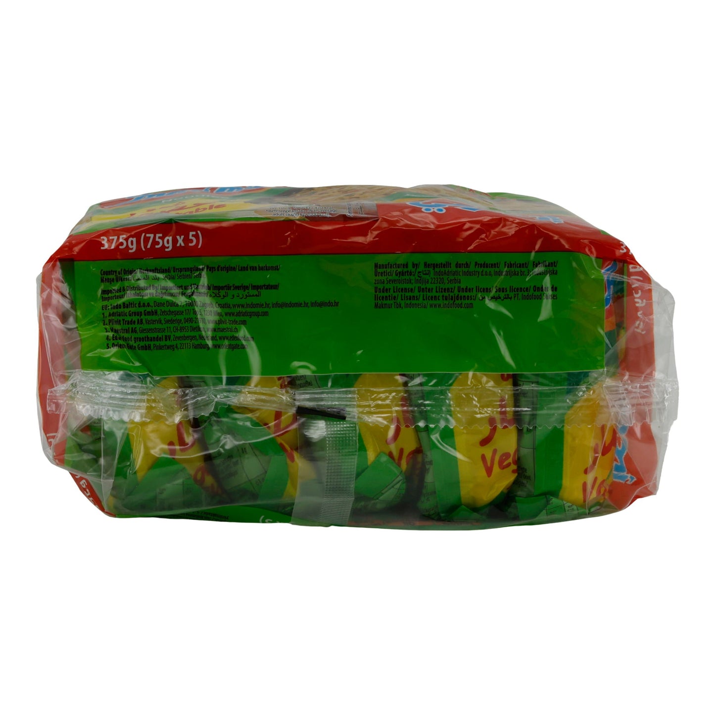 Instant Noodle Soup Indomie | Soup | Vegetables | 5-Pack 375g