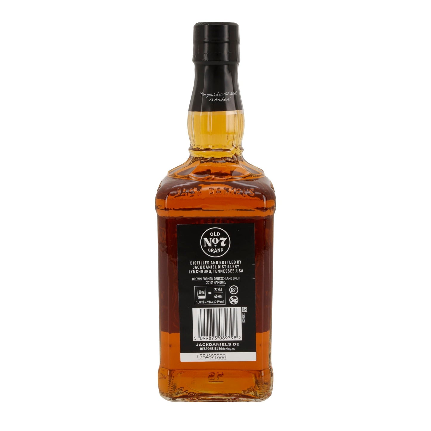Jack Daniel’s Tennessee Whiskey | Old No. 7 | 40 % vol | 0,7 l Flasche