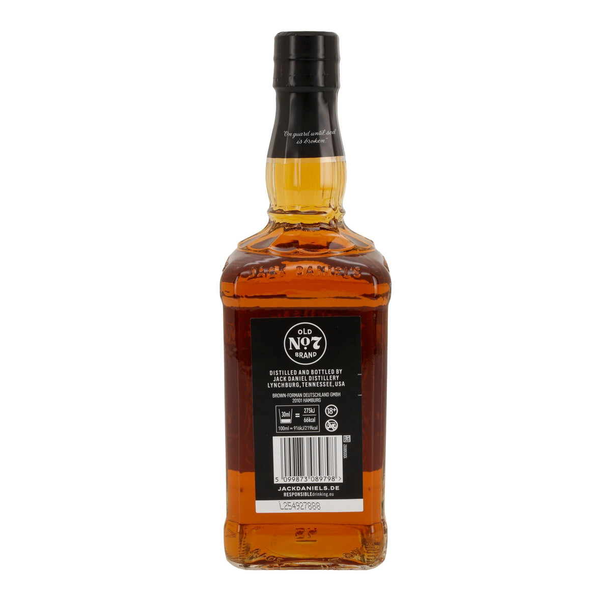 Jack Daniel’s Tennessee Whiskey | Old No. 7 | 40 % vol | 0,7 l Flasche Jack Daniel`s