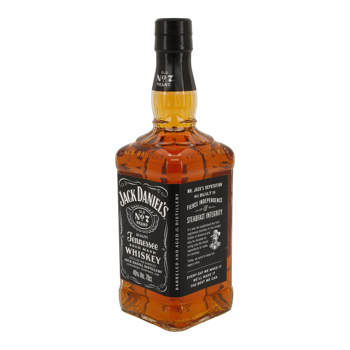 Jack Daniel’s Tennessee Whiskey | Old No. 7 | 40 % vol | 0,7 l Flasche Jack Daniel`s