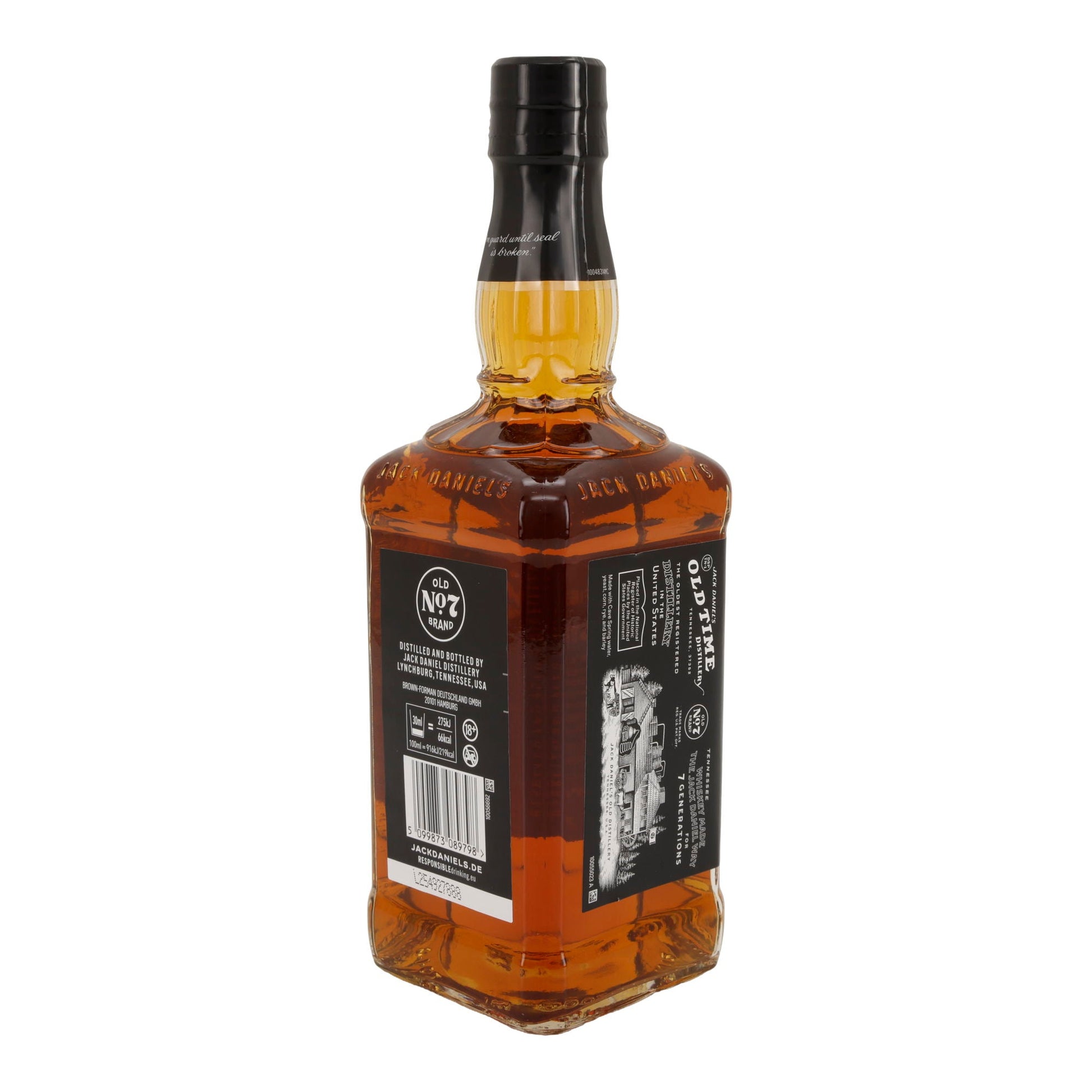 Jack Daniel’s Tennessee Whiskey | Old No. 7 | 40 % vol | 0,7 l Flasche - Taste Your World