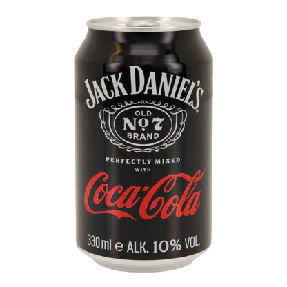 Jack Daniel’s | Whiskey & Coca-Cola | Longdrink | 10 % vol | 330 ml Dose