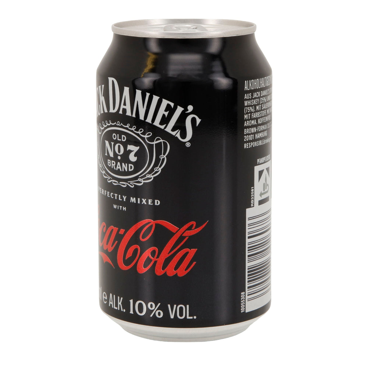 Jack Daniel’s | Whiskey & Coca-Cola | Longdrink | 10 % vol | 330 ml Dose Jack Daniel`s