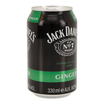Jack Daniel’s | Whiskey & Ginger | Longdrink | 10 % vol | 330 ml Dose