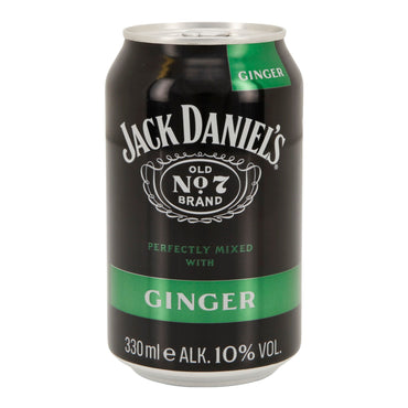 Jack Daniel’s | Whiskey & Ginger | Longdrink | 10 % vol | 330 ml Dose Jack Daniel`s