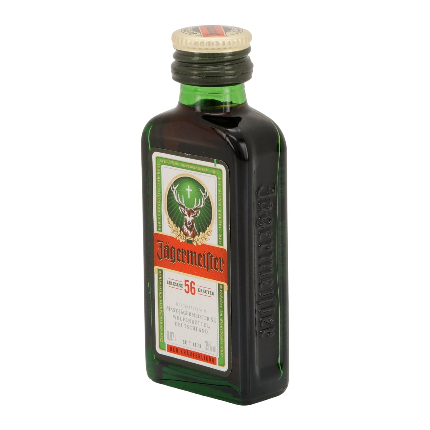 Jägermeister | Kräuterlikör | 56 Kräuter | 35 % vol | 20 ml