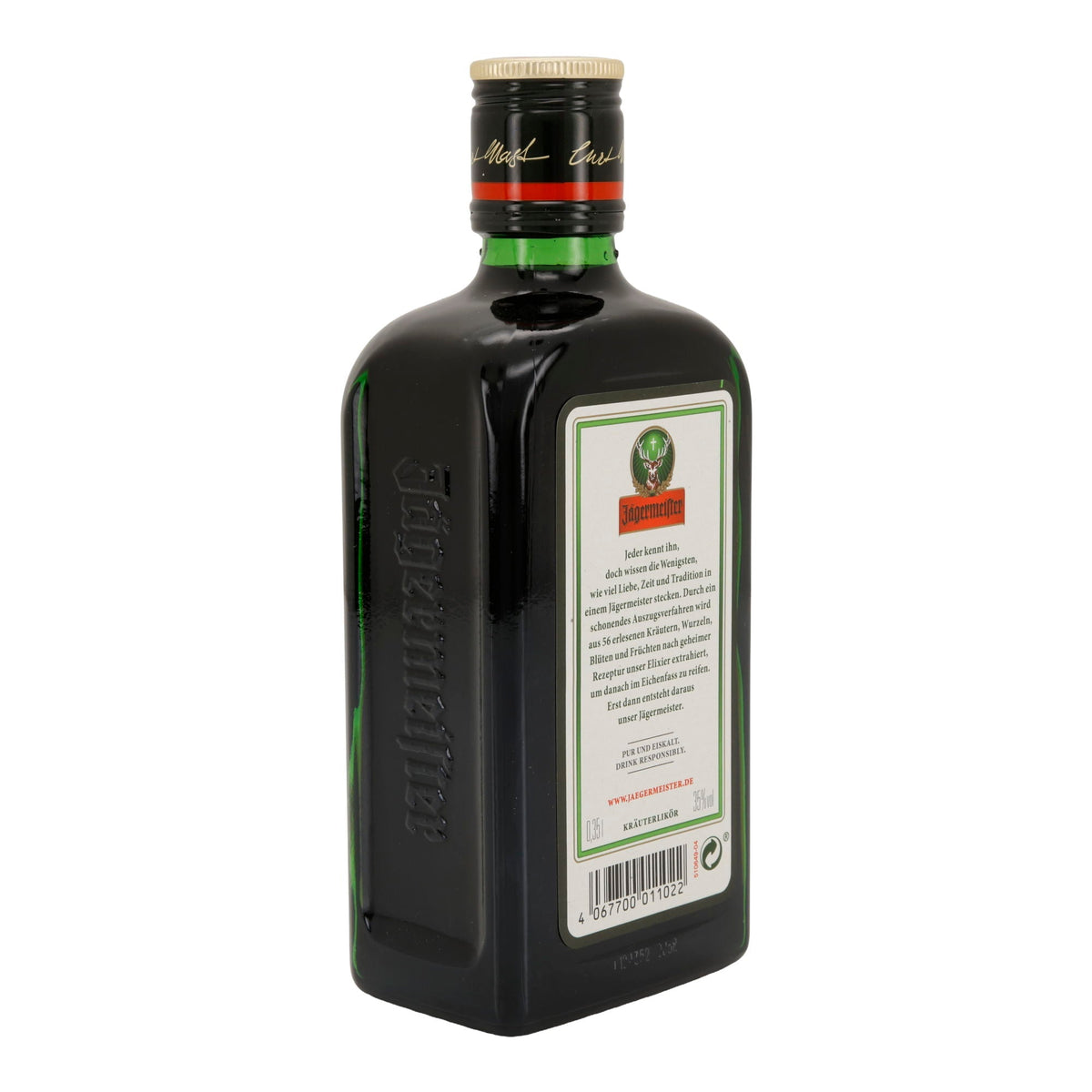 Jägermeister | Kräuterlikör | 56 Kräuter | 35 % vol | 350 ml Jägermeister